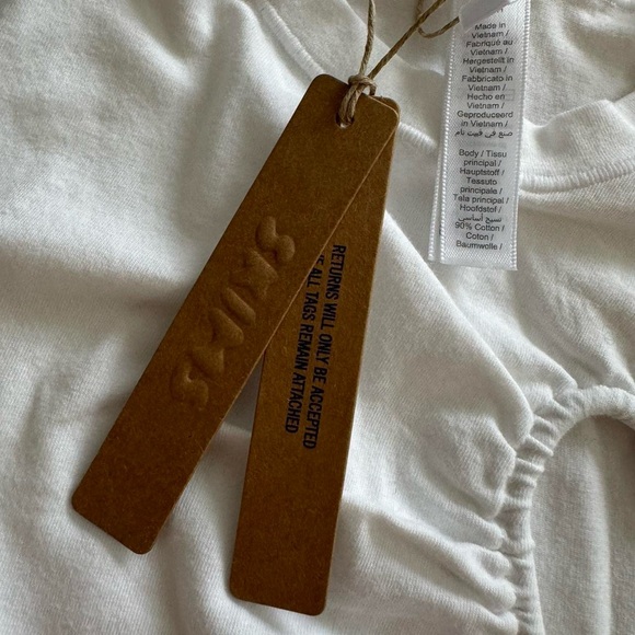 NWT SKIMS SNOW HEART CUT OUT JERSEY TANK - Picture 4 of 4